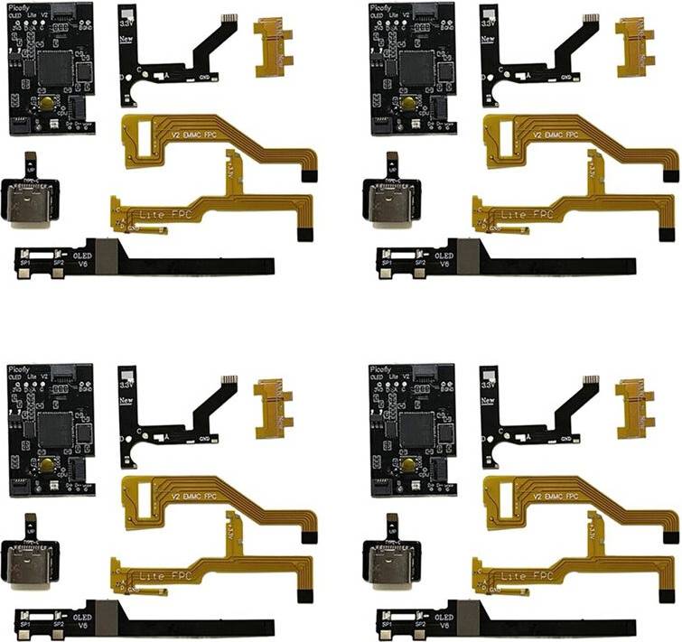 Kepptory 4X Hwfly Picofly for Raspberry Pi RP2040