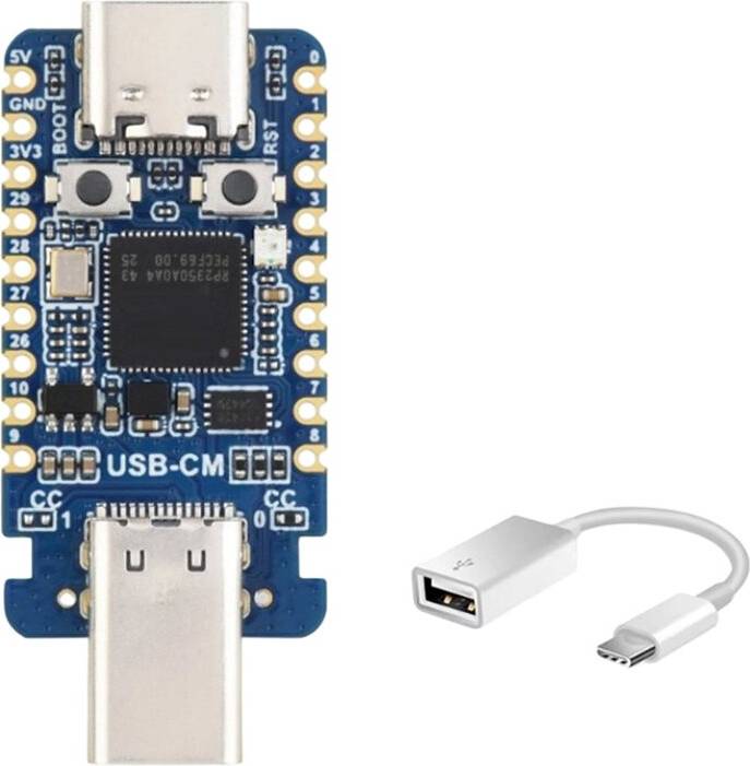 Typecat RP2350 USB C Microcontroller Development Board