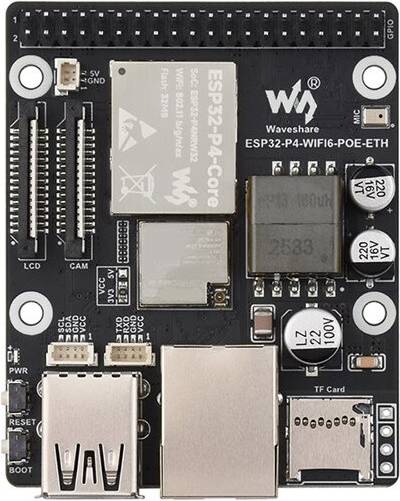 Waveshare ESP32-P4 POE AI Development Board Module