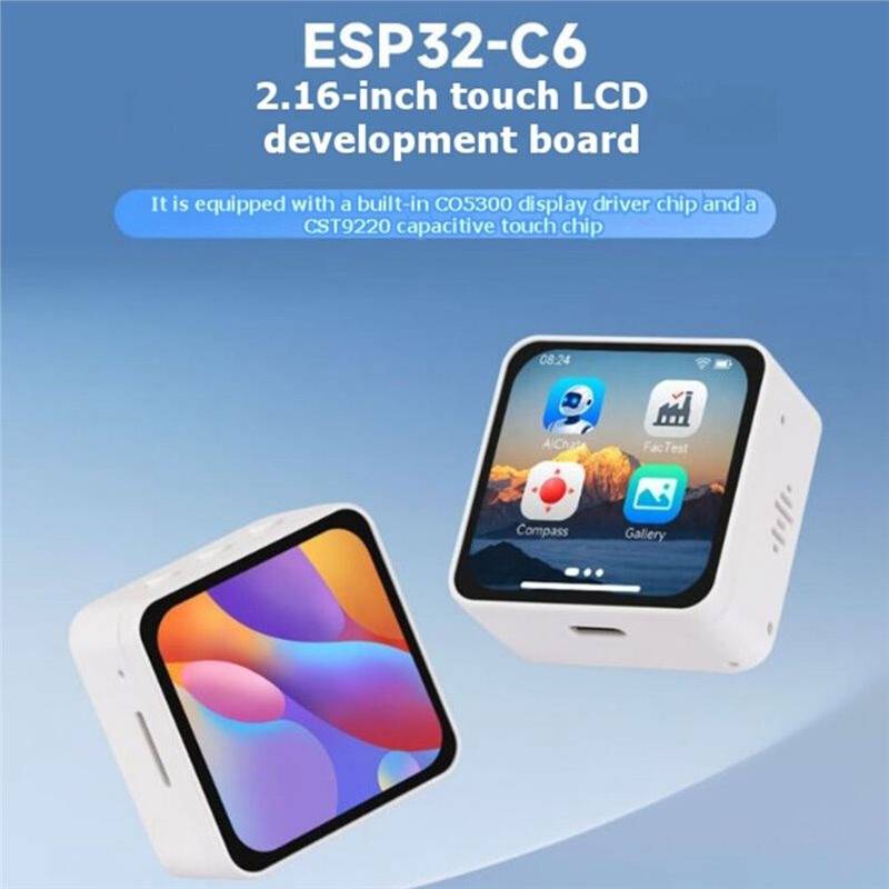 Waveshare ESP32-C6 2.16 Inch AMOLED Development Board
