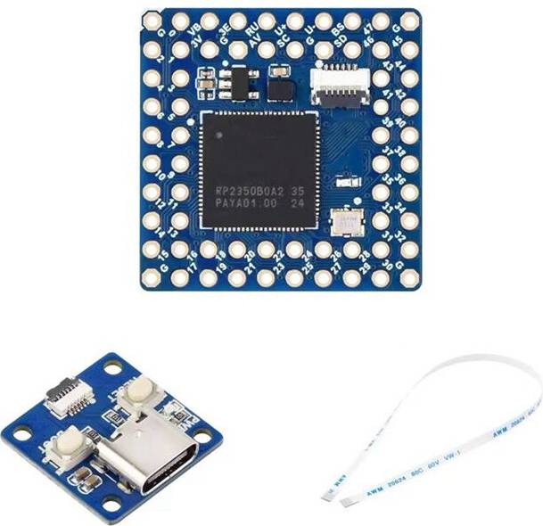 Melitt Raspberry Pi RP2350 Core2350B Core Board with USB Adapter