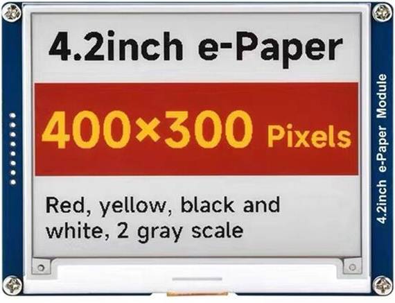 Waveshare 4.2 Inch Raspberry Pi 4 E-Paper Module