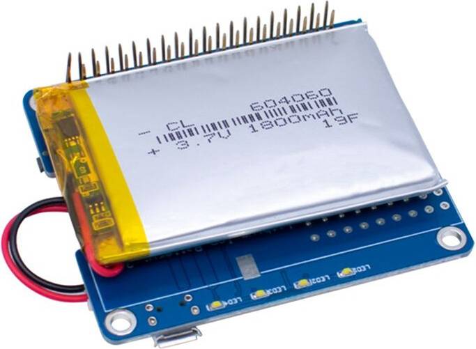 Melitt UPS HAT Board for Raspberry Pi 3B Plus