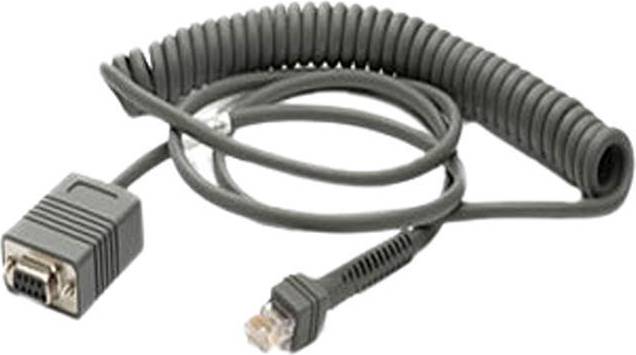 Motorola CBA-R02-C09PAR Coiled RS232 Cable