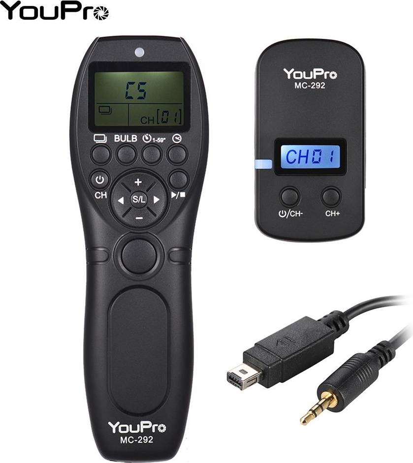 YouPro MC-292 E3 Wireless Remote Control LCD Timer