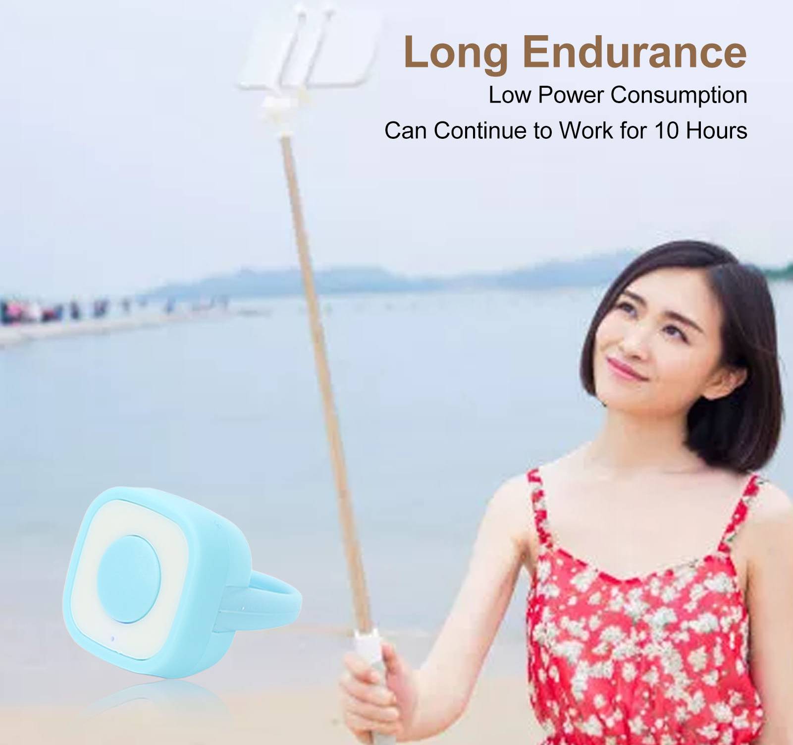Ring Ring Remote Rechargeable Fingertip Button Clicker