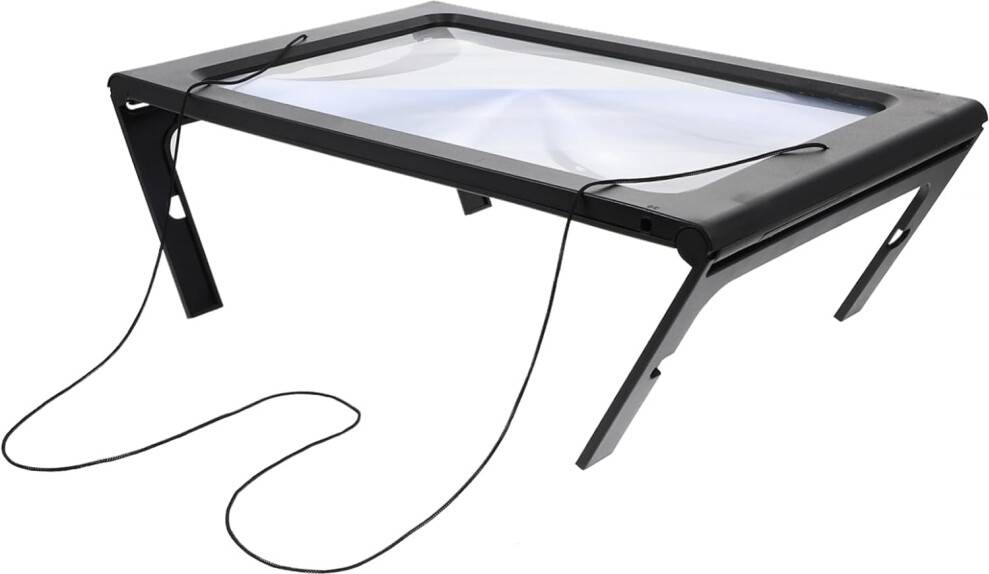 HKHBJS Reading Magnifying Glass USB LED Light