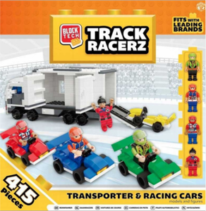 Block Tech Track Racerz Transporter Cars 415 Stk