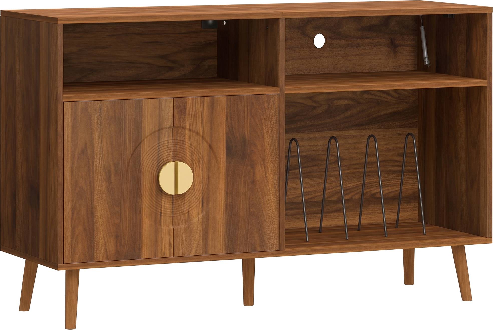 Homcom Vinyl Record Player Stand