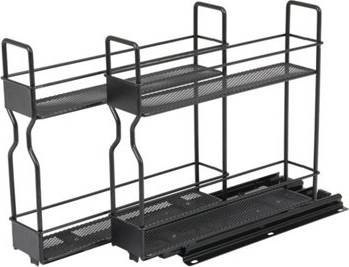 B&Q 2 Tier Pull Out Sliding Spice Rack