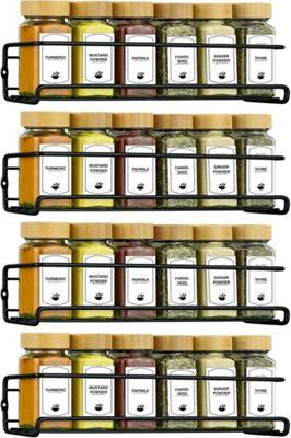 B&Q 4-Tier Wall Mounted Kitchen Spice Rack