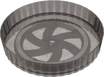 B&Q Transparent Grey Revolving Storage Rack