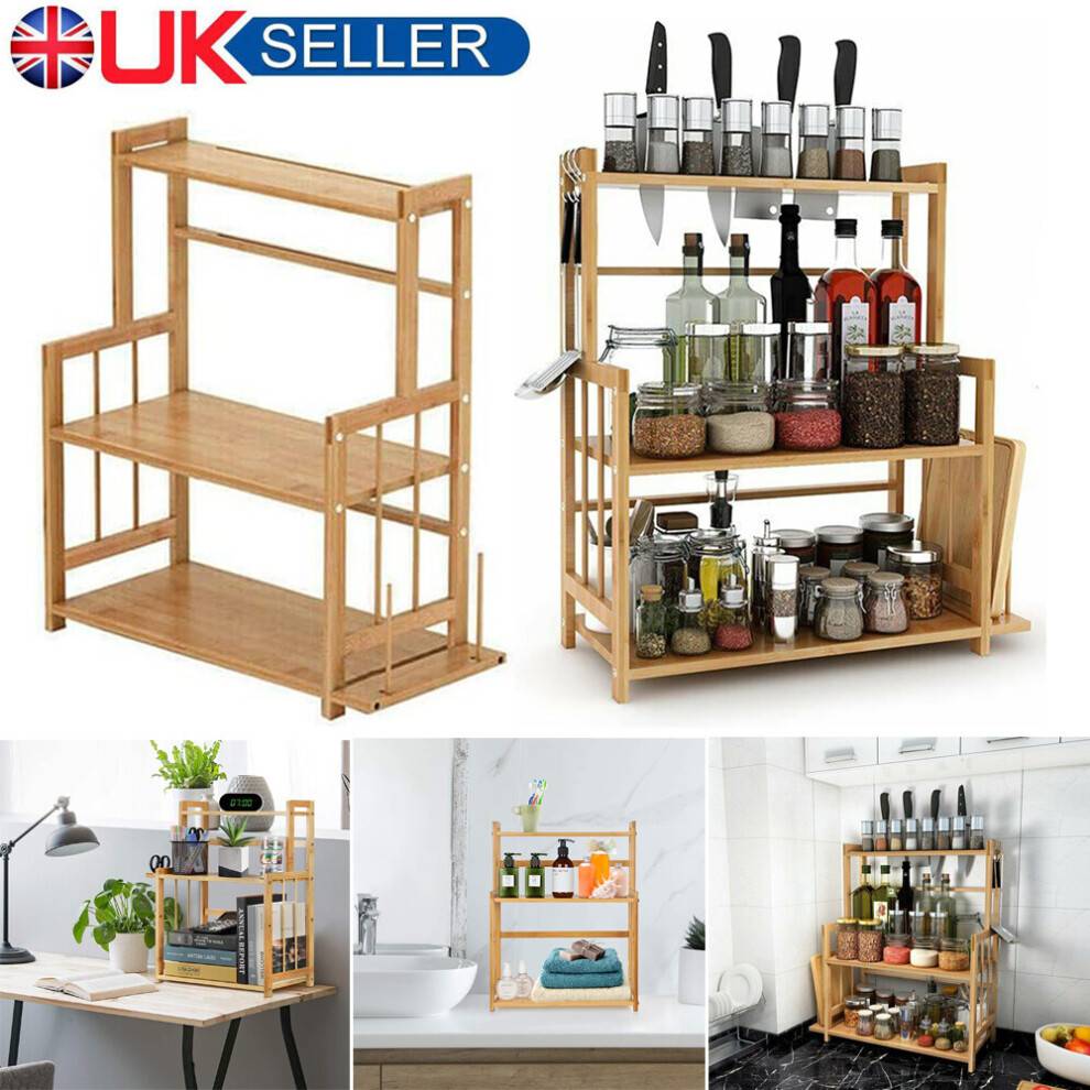 Neche 3 Tier Spice Rack Kitchen Storage Organiser