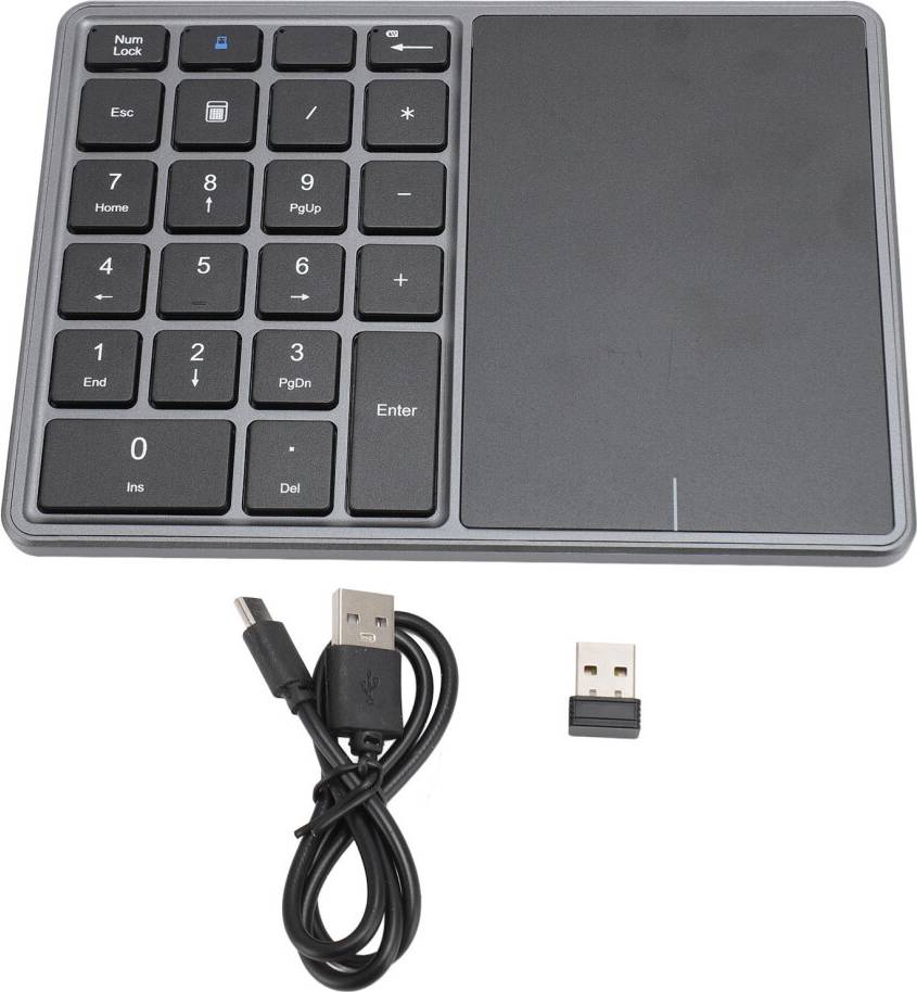 Wireless Numeric Keypad with Touchpad