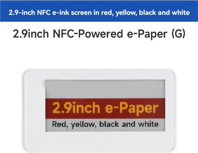 2.9 Inch NFC E-Paper Display Screen