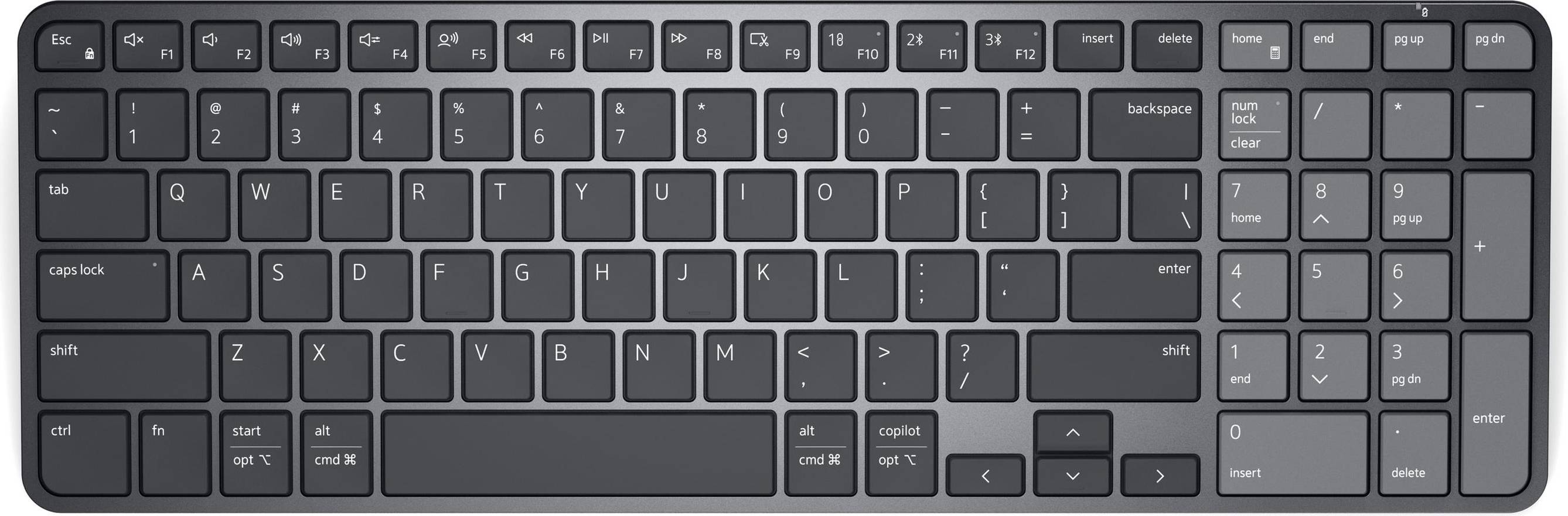 Dell Pro 7 Rechargeable Compact Keyboard KB746