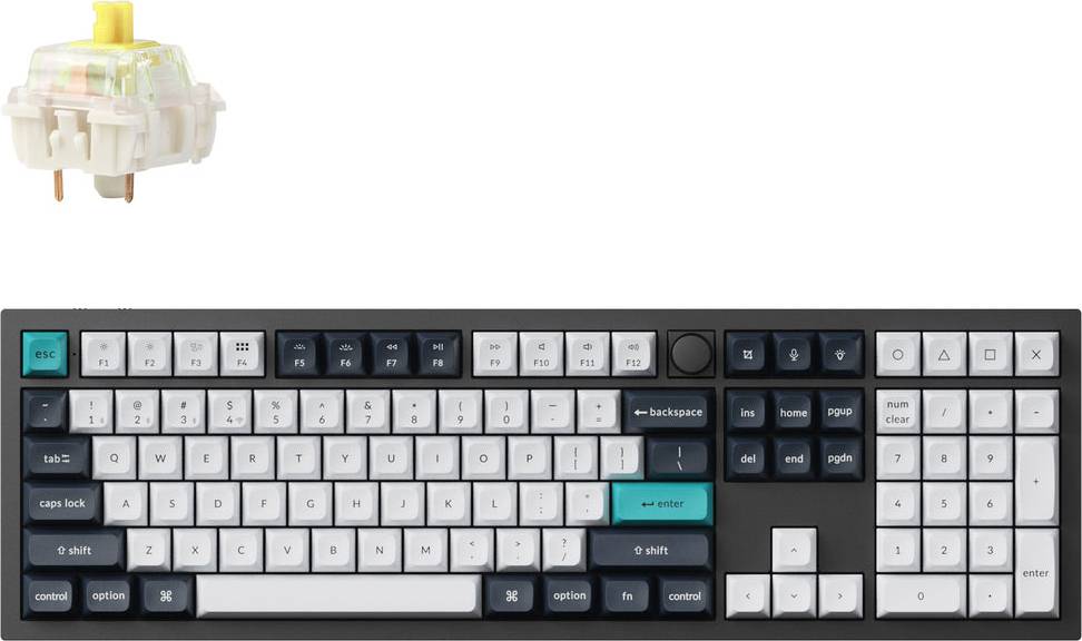Keychron Q6 Max Keyboard Universal USB RF Wireless Bluetooth QWERT