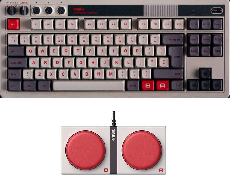 8Bitdo Retro Mechanical Bluetooth Gaming Keyboard