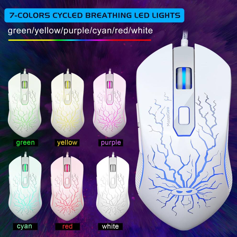 K1 RGB LED Backlit Gaming Keyboard Mouse Combo