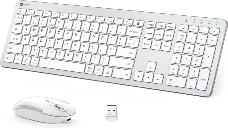 Keyboard and mouse iClever Wireless Keyboard Mouse Set