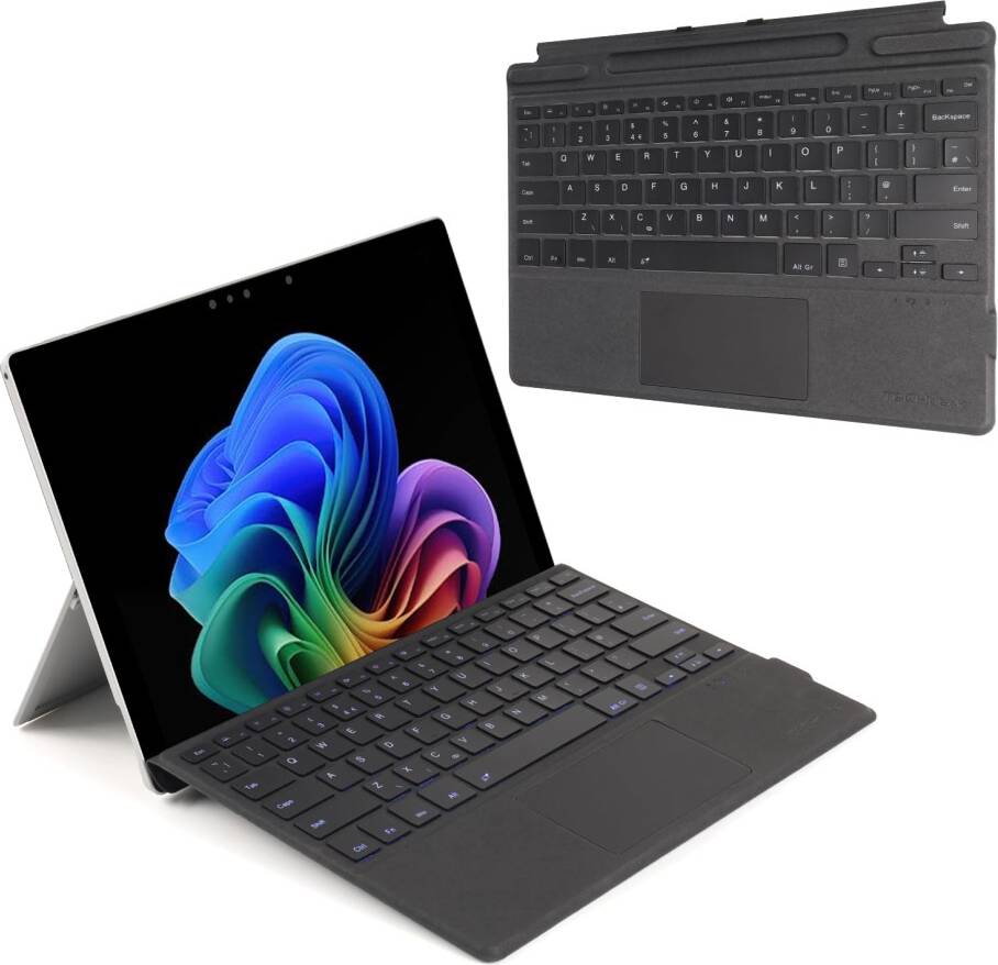 Microsoft surface pro type cover TechGear Surface Pro Keyboard 7 Color Backlight