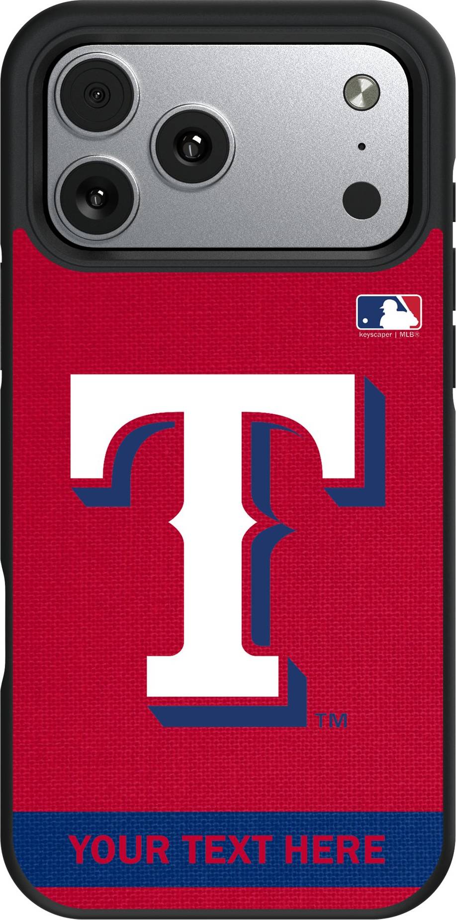 Keyscaper Texas Rangers Personalized Bump Case