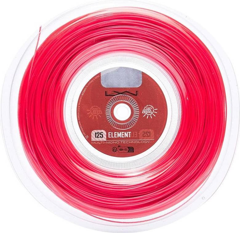 Element Rol Tennis Snaren 200 m - Rood