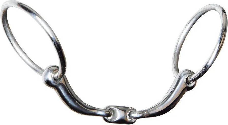 Two-Ring Snaffle Bit Double Anatomic Break