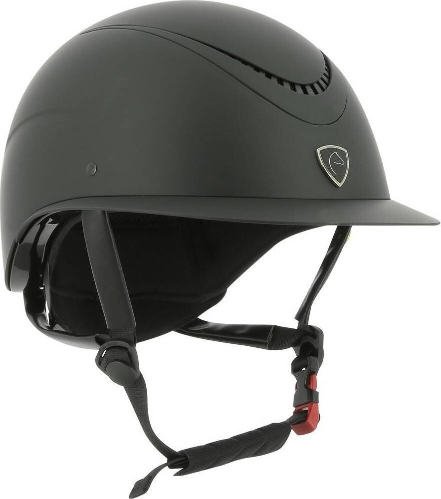 EquiThème Wings Ridehjelm Mips Mat Sort