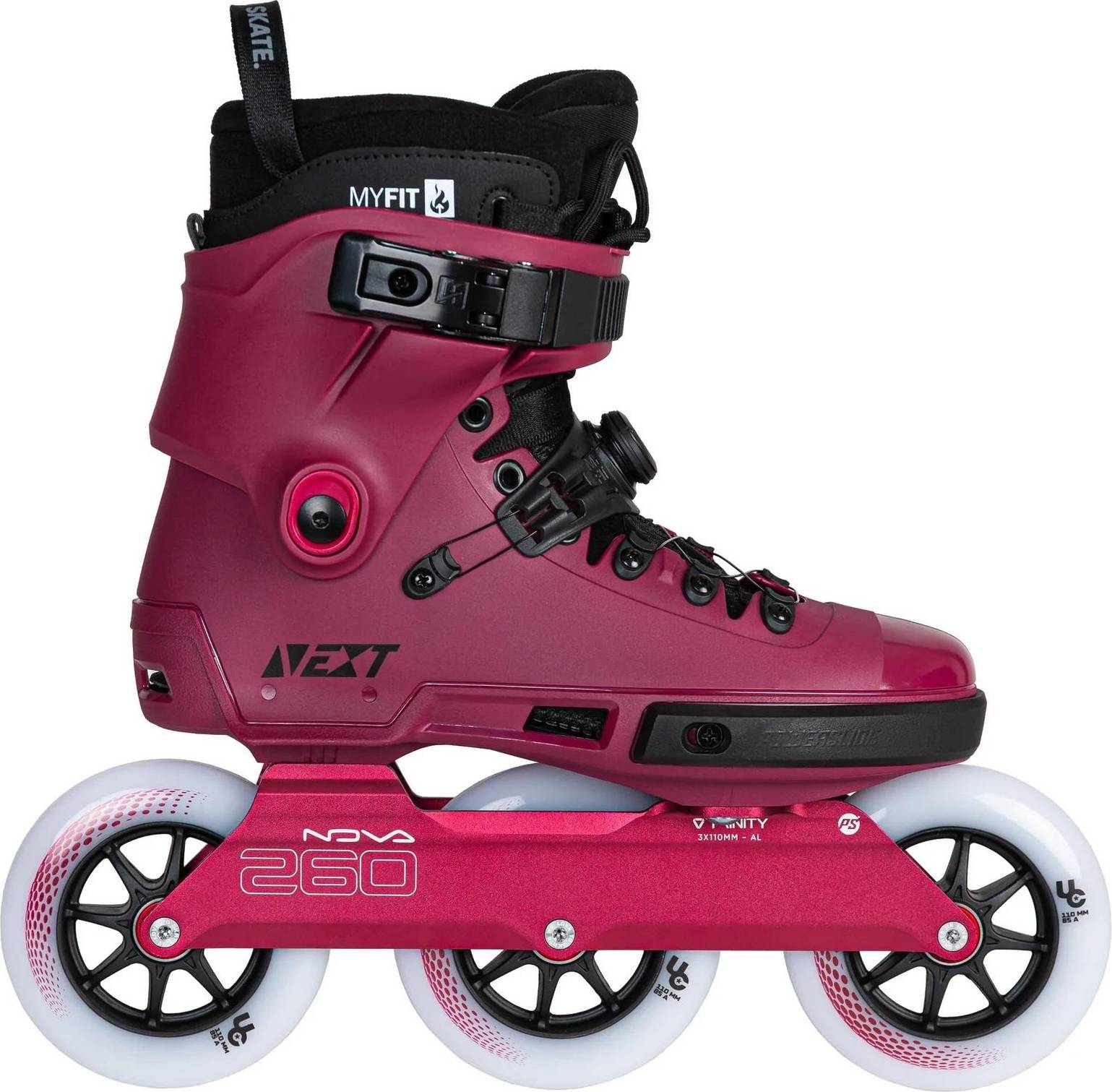 Powerslide Next 110 Pds Inline Skates Rosa
