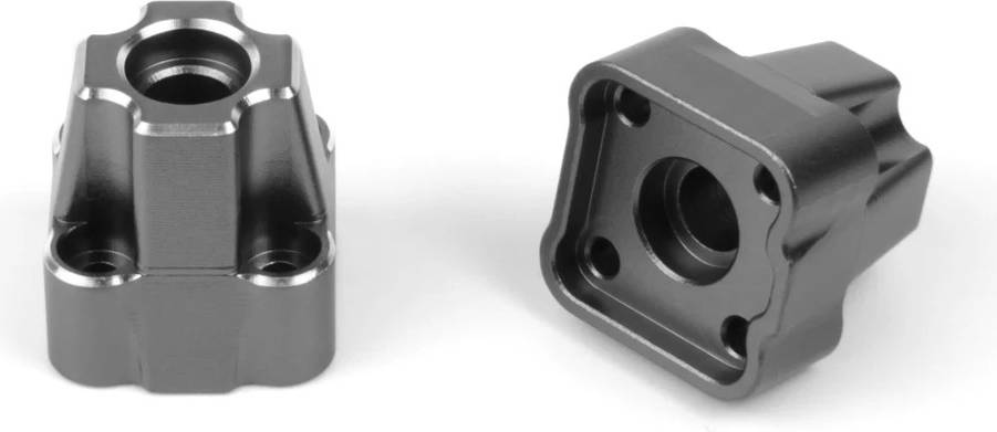 HPI Racing HP161418 Aluminum Rear Hub Set Gunmetal