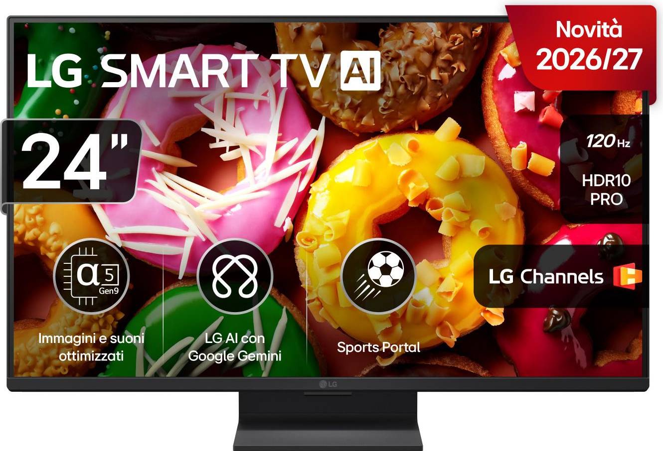 24 smart tv LG Smart TV WebOS 24 Inch FullHD Game Optimizer