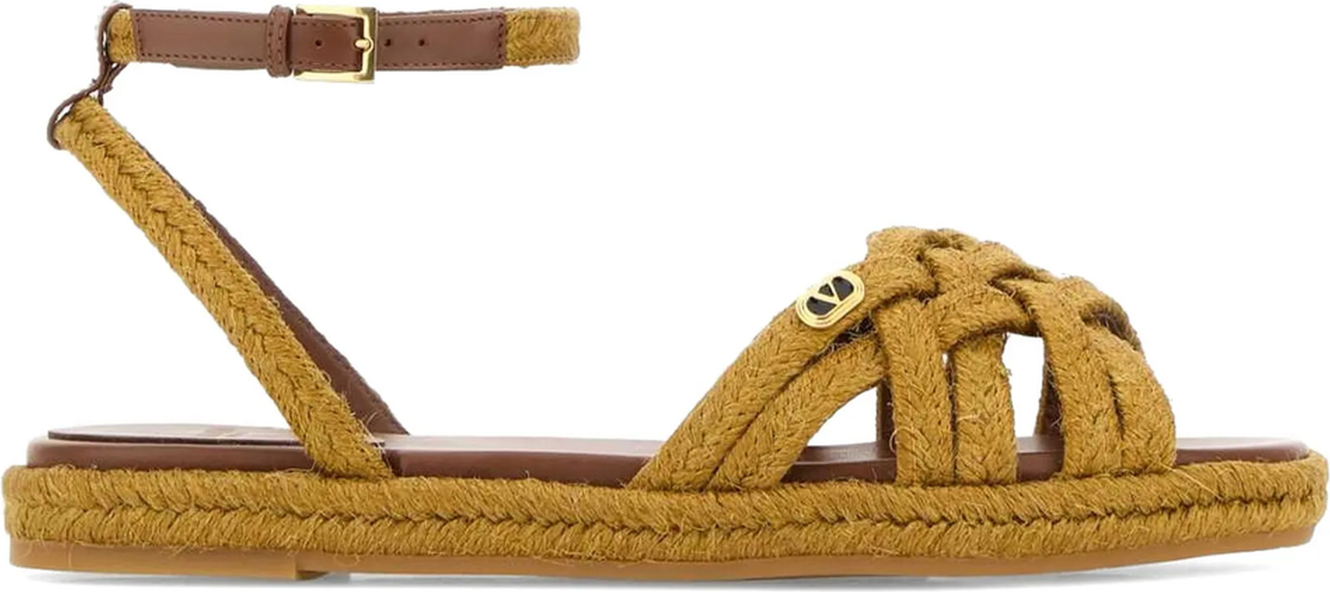 Valentino Raffia Sandals