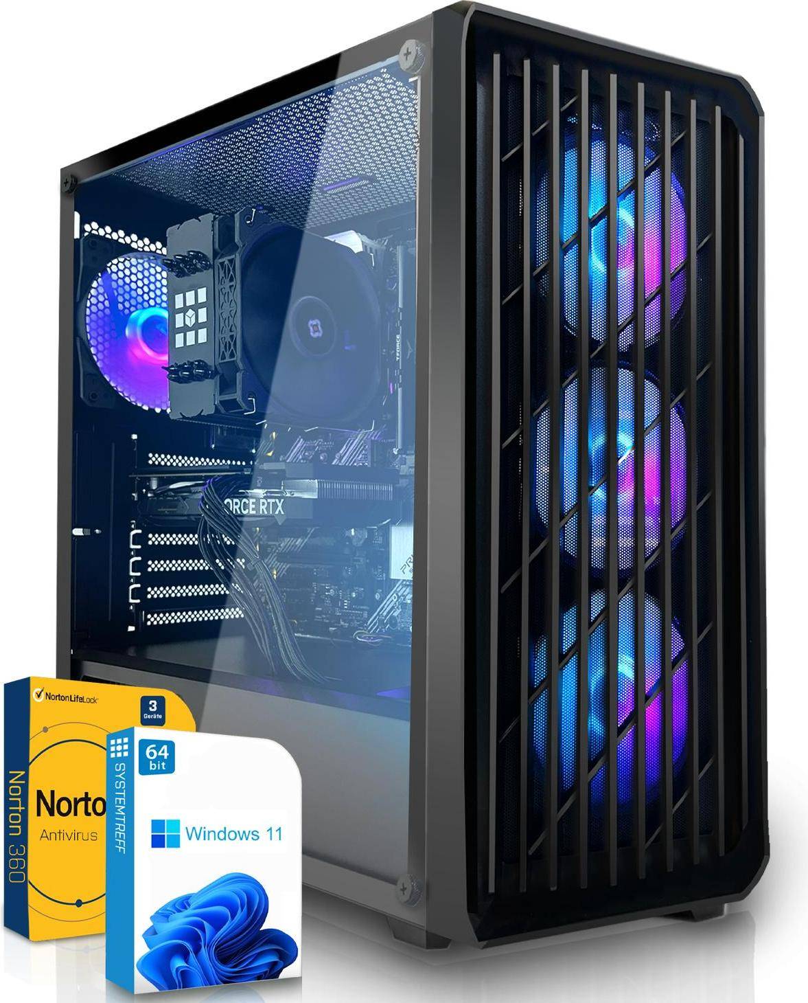 Systemtreff Core i7 12700K AMD Radeon RX 9060 XT Gaming PC