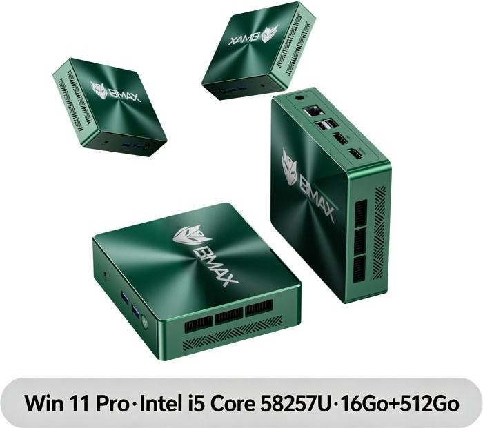 Mini PC B6 Turbo Intel Core i5 16Go RAM 512Go SSD