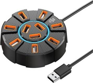 Sodial Usb 2.0 Hub Multi Splitter Adapter