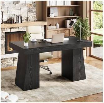 Computer desk with drawers Homfan Modern Computer Desk With Drawers Writing Desk