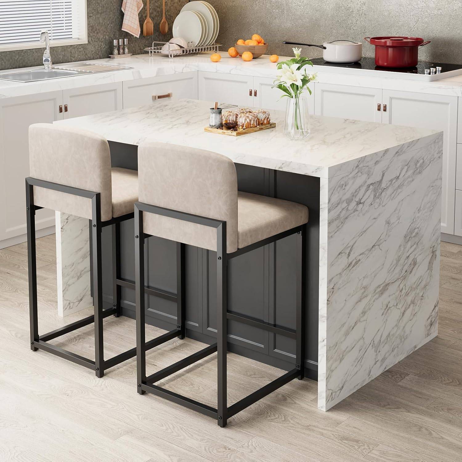 Counter Height Bar Stools Set 2