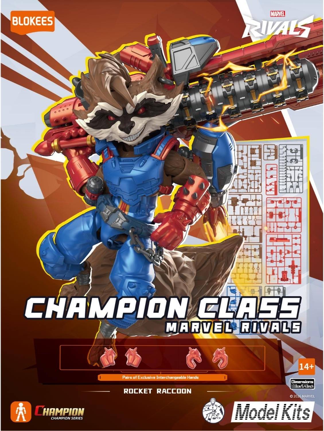 Marvel Marvel Champion Class 08 Rocket Raccoon Model Kit