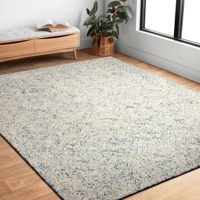 Tufted wool area rugs Alexander Bluestone Hand-tufted Wool Area Rug