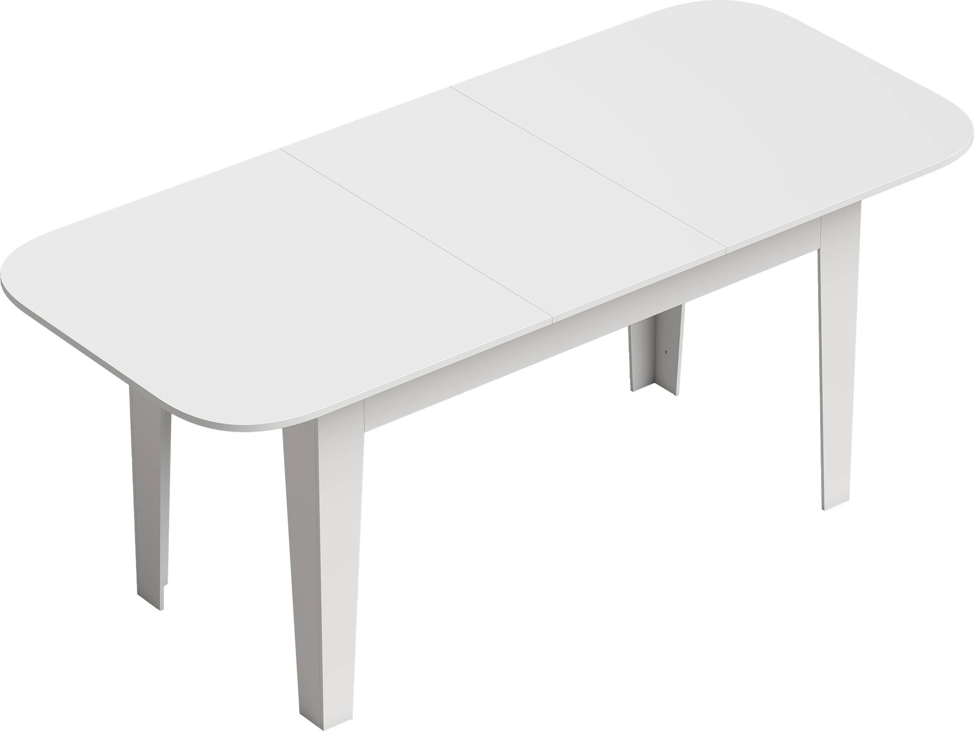 Homcom Extendable Oval Dining Table 140-180 cm