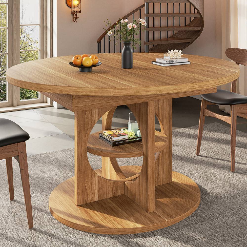 Matteo Lighting Extendable Wood Effect Dining Table Dining Table