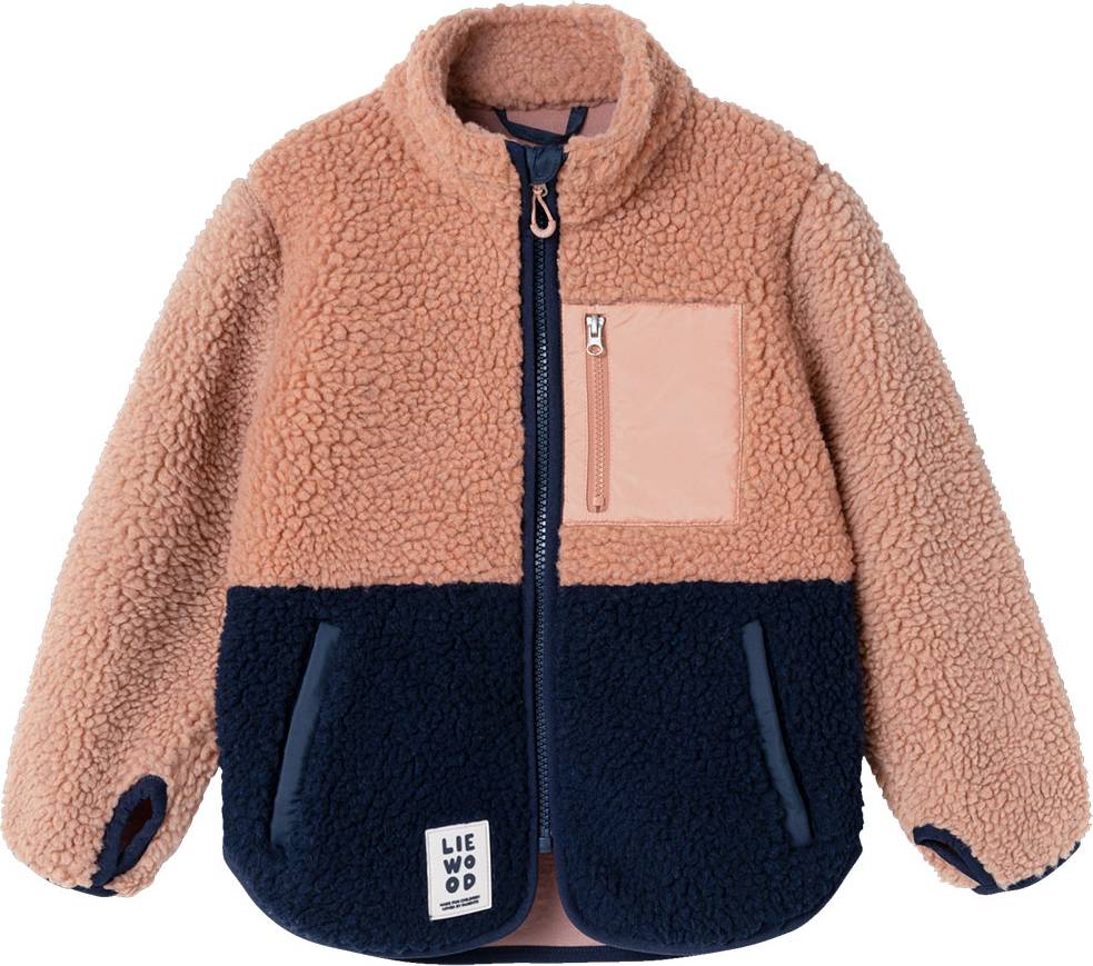 Liewood Teddy Nolan Pile Jacket Fleecejacka - Rosa