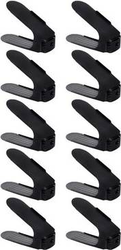Sodial Adjustable Storage Layer Thickened Shoe Rack Shoe Rack 10pcs