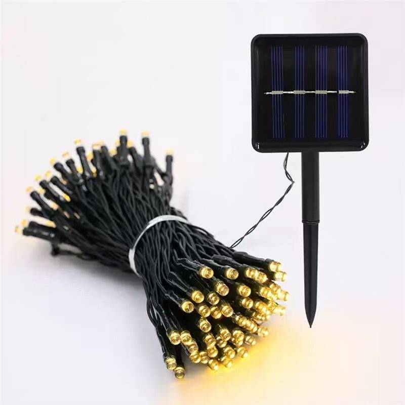 Melitt Outdoor LED Solar String Lights Waterproof String Light