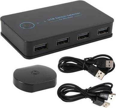 Sodial Usb Kvm Shared Switcher 2 In 4 Out