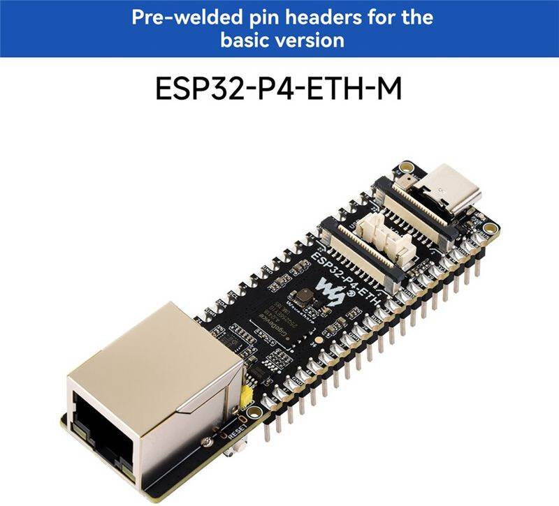Typecat ESP32-P4-POE-ETH Development Board RJ45