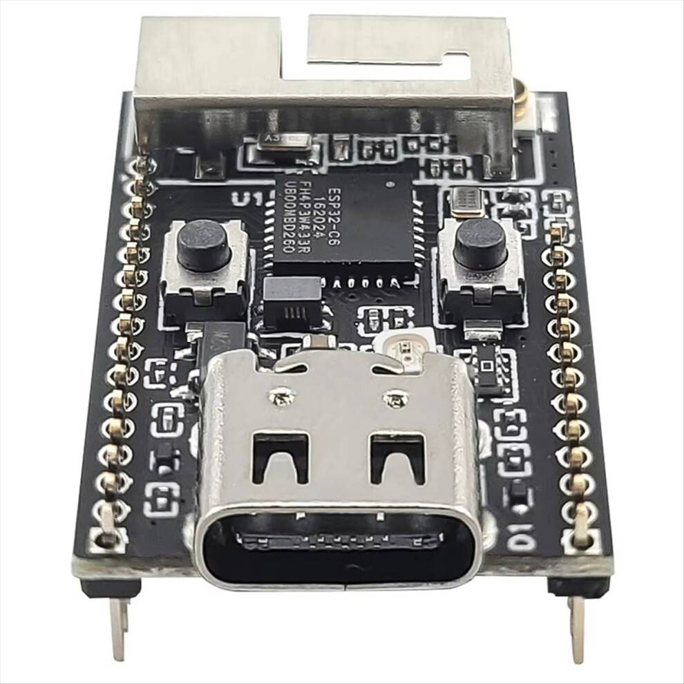 Saudism ESP32-C6 Development Board RISC-V 32-Bit Bluetooth Wifi6 Module