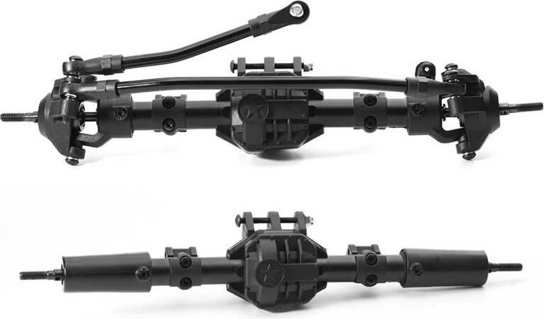 Typecat 2Pcs Front and Rear Differential Axle for Axial SCX10 II