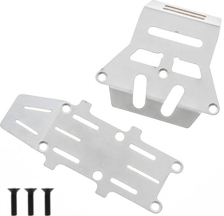 Tlily Front and Rear Stainless Steel Guard Plates Kit